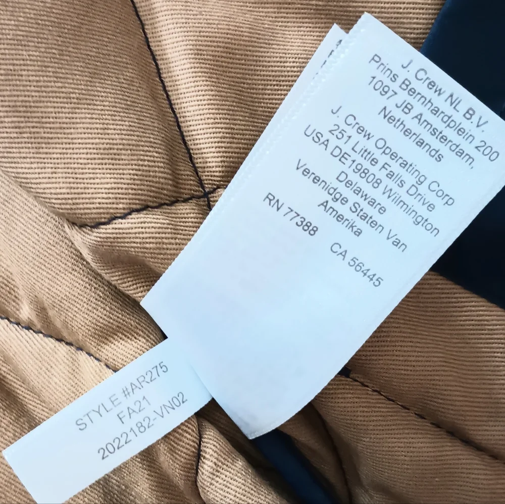 Men's J. Crew Quilted Vest S